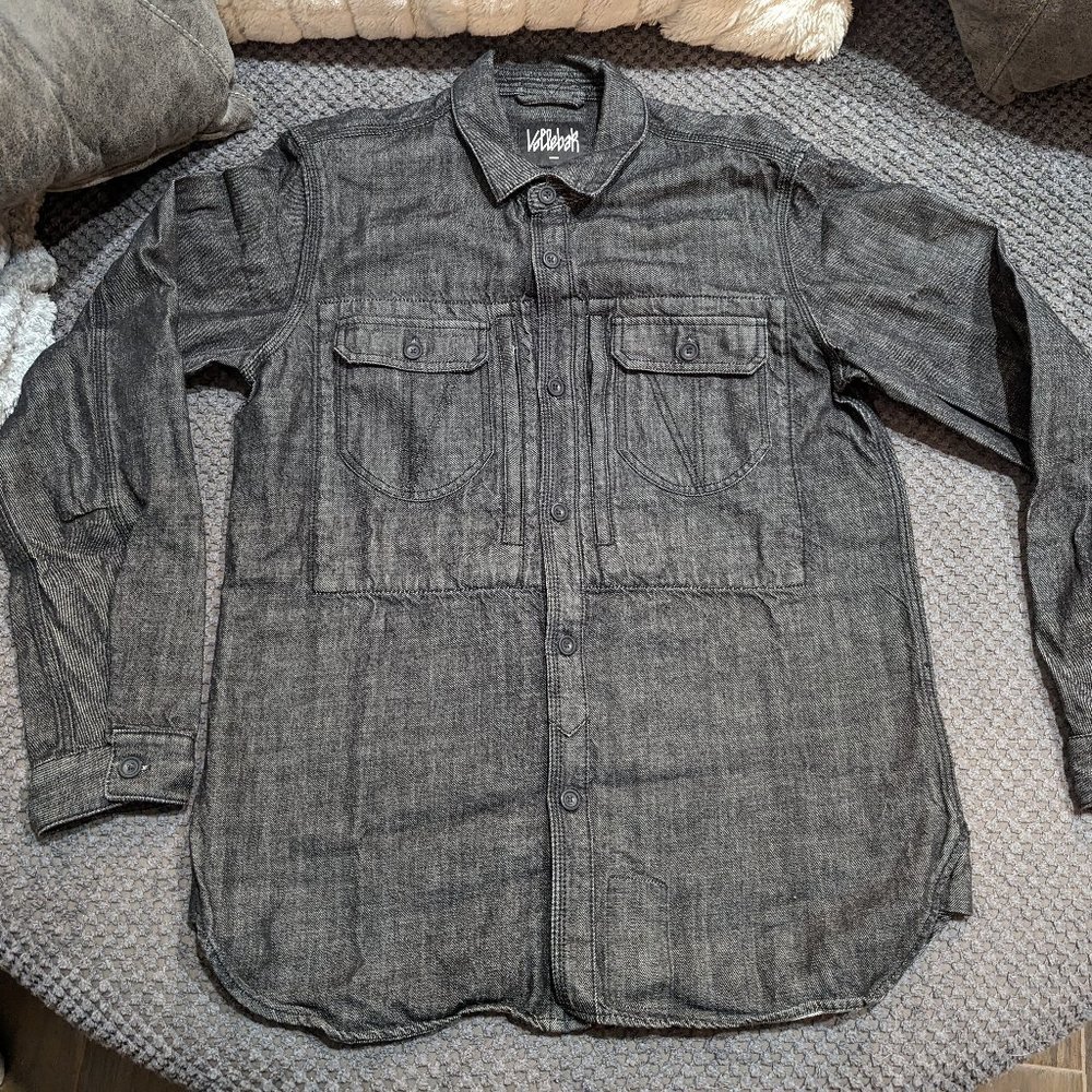 Vollebak Black Lumbershirt Lumberjack Shirt; Excellent Condition
